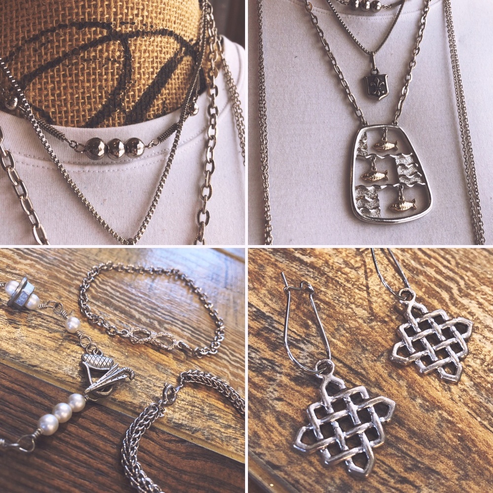 Vintage Silver Chain Bundle 2 - image 1